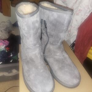 UGG Gray Ankle Boots